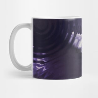 Purple Fluid Pour Street Art Rain Mug